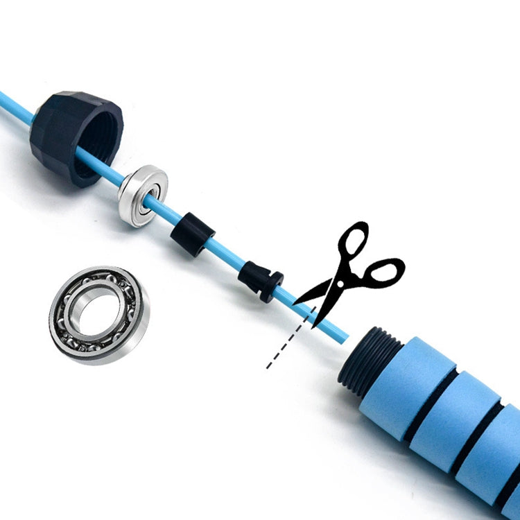 Jump Rope, Tangle-Free Rapid Speed Jumping Rope Cable with Ball Bearings for Women, Men, and Kids, Adjustable Steel Jump Rope with Foam Handles for Home Gym Exercise Fitness Workout Equipment & Slim Body